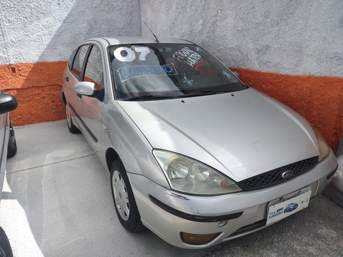 Ford Focus 2007 1.6 Gl Zetece Completo Prata Ac Troca