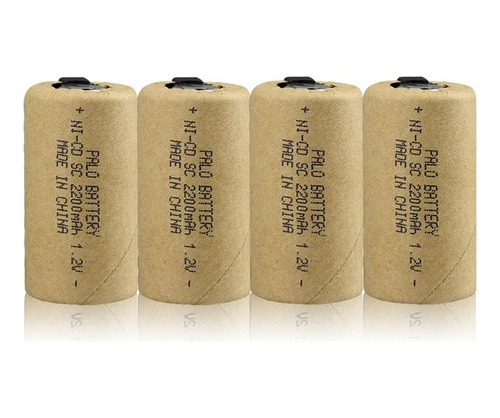 Pilas Recargable Sc  Baterías 2200mah Con Láminas De Níquel