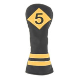 Golf Cover Shaft Protector Accesorios Negro Amarillo 5