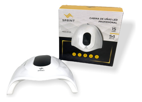 Cabina De Uñas Sprint Led Profesional 54w 15 Leds