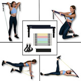 Kit Portátil De Barra De Pilates Con Banda De Resistencia Aj