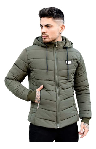 Campera Abrigo Hombre Polar Termica Impermeable 