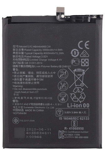 Batería Battery Para Huawei Y9s / Honor 9x Hb446486ecw
