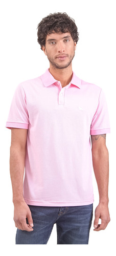 Chomba Oxford, Rosa, Hombre, Bravo Jeans. Talle S Al 4xl