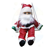 Papai Noel Boneco De Natal Decoração Sentado Pelúcia 