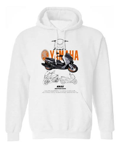 Sudadera Con Gorro De Biker Motocicleta Yamaha 682
