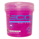 Ecoco Eco Style - Gel Para El Cabello  Rizo Y Ondulado, .