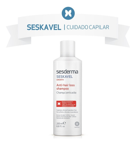 Sesderma Seskavel Shampoo Anti-caída 200 Ml