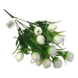 Ramo Rosas Rococo Blanca X 15 Pimpollos Pack X 15 Ramos