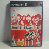 Juego Ps2 Sing It High School Musical 3 - Fisico