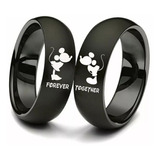 Par Anillos De Promesa Micky & Minnie Novios Y Parejas