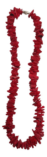 Antiguo Collar Gargantilla De Piedra Roja Bello