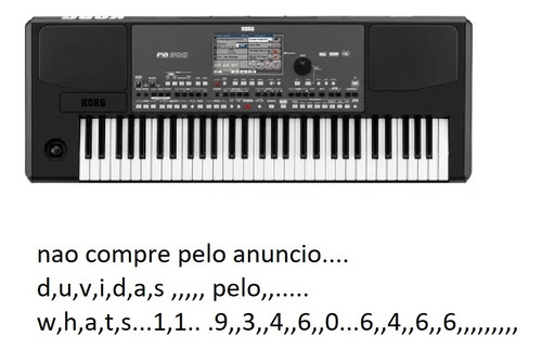 Teclado Korg Pa600 Cor Preto Arranjador.