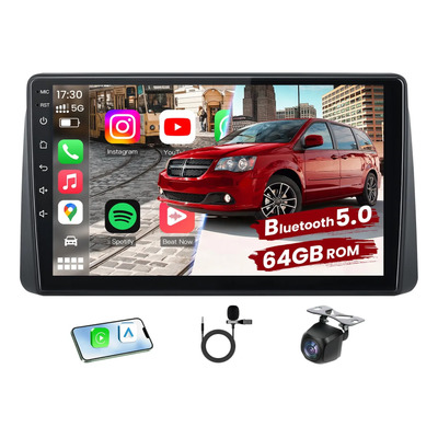 Radio Estéreo Jufodrca P/ Dodge Grand Caravan 64gb 9 PuLG