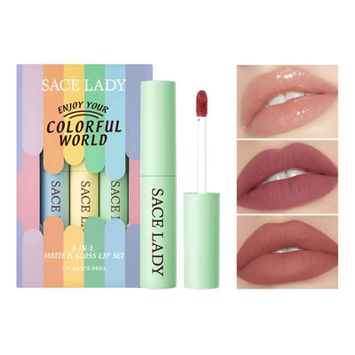 Sace Lady Labiales Líquidos Mate Larga Duración Set 3 Pzs | MercadoLibre