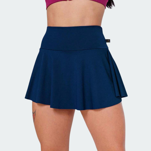 9 Short Saia Fitness Feminino Shorts Tapa Bum Bum Cós Alto