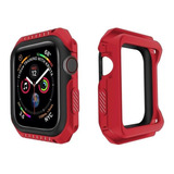 Carcasa Para Apple Watch Serie 3 42mm Rojo Con Negro