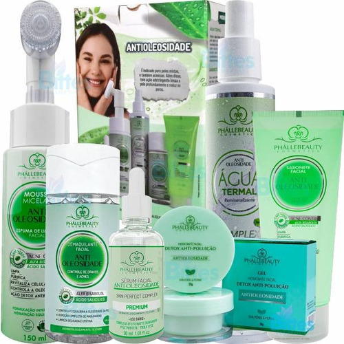 Phállebeauty Kit Facial Antioleosidade Skin Care