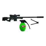 Airsoft Juguete Balines Blando Silenciador Tik Tok Rifle Pro