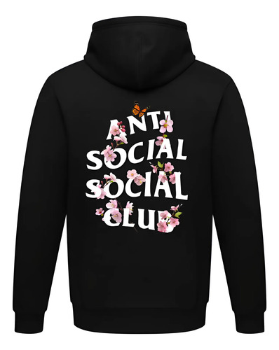 Sudadera Antisocial Social Club Kkoch Algodón Premium. | Meses sin interés