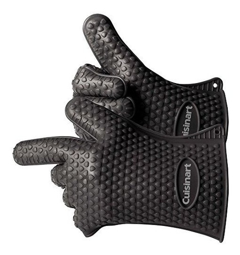 Guantes De Silicona Resistentes Al Calor Negros