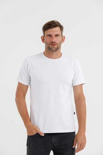 Camisa Camiseta Básica Lisa Masculina Algodão Peruano Premiu