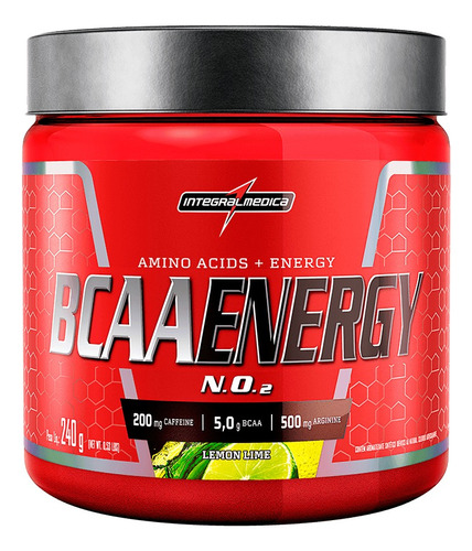 Integralmedica - Bcaa Energy Sabor Morango C/ Limão