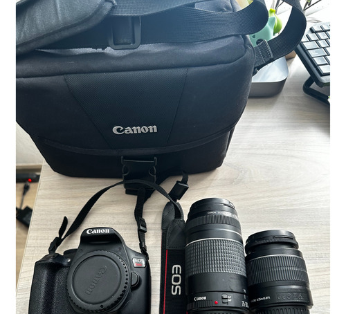 Camara Profesional Canon Eos Rebel T6 Dslr Color  Negro