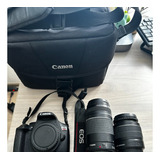 Camara Profesional Canon Eos Rebel T6 Dslr Color  Negro