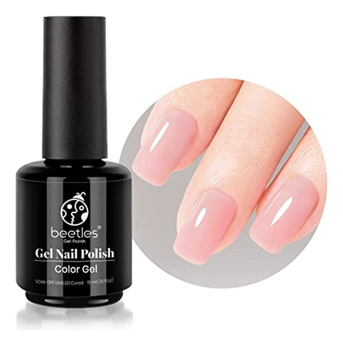 Beetles Nude Gel Polish 15ml Color Neutro Esmalte De Uñas En