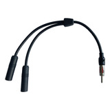 Cable Divisor De Antena De Radio De Automovil-macho 2 Hem...