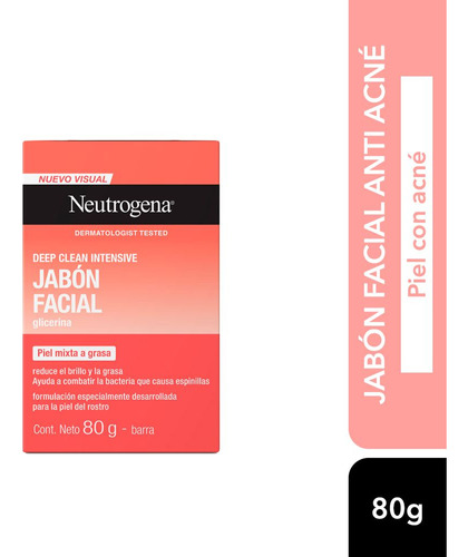 Neutrogena Deep Clean Barra De Limpieza Facial