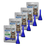 Combo 5 Frontline Topspot Gatos Antipulgas E Carrapatos