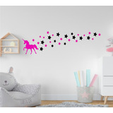 Vinilo Decorativo Adhesivo Infantil Unicornio