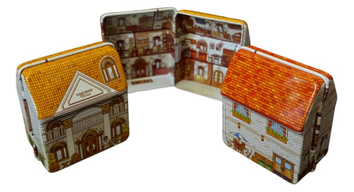 Cajas Metálicas Con Diseño De Casa