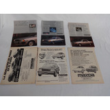 Lote Publicidades Mazda 626 Coupe Rx-7 Antigua Catalogo