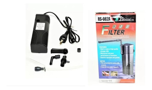 Filtro Aireador Interno Para Peceras Rs082a 450l/h