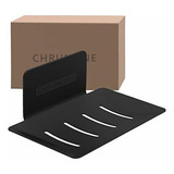 Jabonera Autoadhesiva Chrunone Para Ducha, Barra De Aluminio