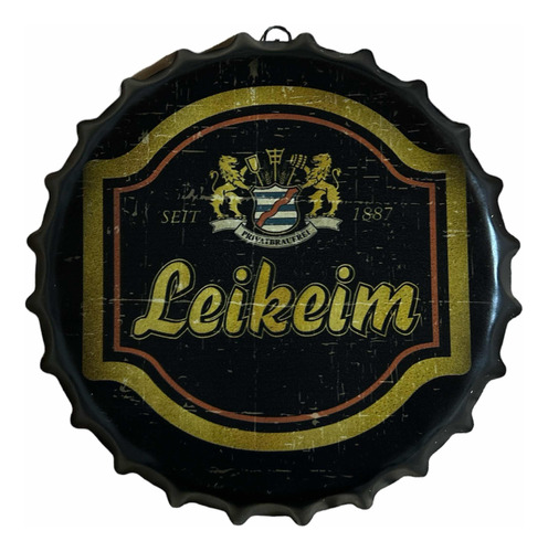 Chapas Decorativas Colgantes Pared Cervezas Importadas 35 Cm