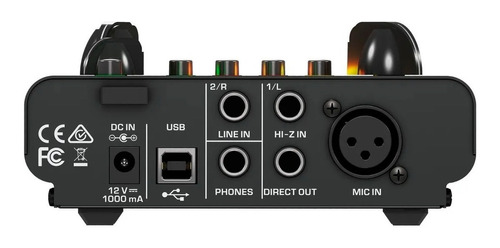 Behringer Mic500usb Preamp Bulbo Interface Usb Micrófono