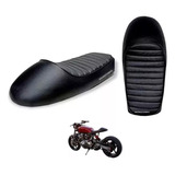 Asiento Cafe Racer Custom Negro Universal Joroba Ft Cg