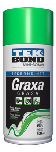 Grasa Blanca En Aerosol 300ml 200g Tek Bond