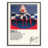 Poster Katy Perry Album Music Tracklist Exitos Smile 45x30