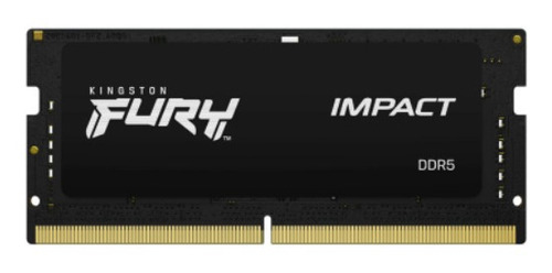 Memoria Ram Fury Impact Gamer Color Negro 8gb 1x8gb Kingston Kf548s38ib-8