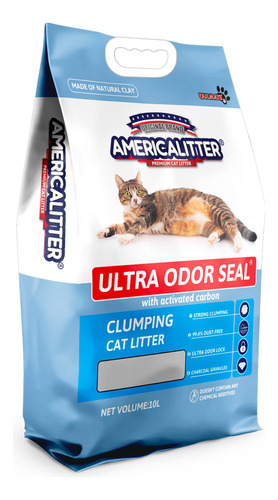 Arena Aglutinante America Litter Ultra Odor Seal 15kg