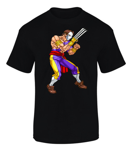 Camiseta Manga Corta Street Fighter Vega Series Black