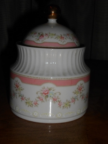 172 - Azucarera Rococo Porcelana Tsuji