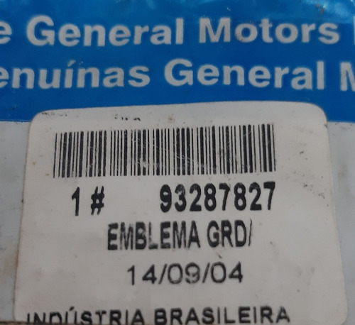 Emblema Parrilla Chevrolet Corsa 2000 - 2006 Foto 4