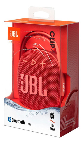 Jbl Clip 4 Bocina Inalámbrica Portátil Bluetooth Original