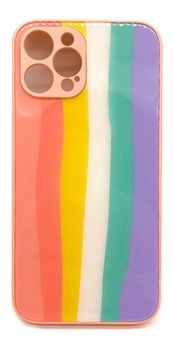 Funda Case Rainbow Arcoiris Para iPhone Con Protección